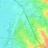 Mapa topográfico La Teppe, altitude, relevo