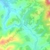 Mapa topográfico Greti, altitude, relevo