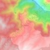 Mapa topográfico Chimalapa, altitude, relevo