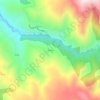 Mapa topográfico Pradías, altitude, relevo