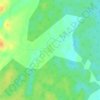 Mapa topográfico Хутонька, altitude, relevo
