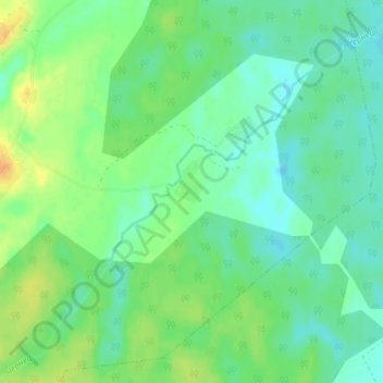 Mapa topográfico Хутонька, altitude, relevo