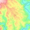 Mapa topográfico Milaya, altitude, relevo