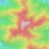 Mapa topográfico 太兴山, altitude, relevo