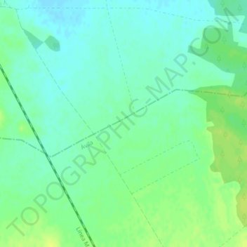 Mapa topográfico Chahorra, altitude, relevo