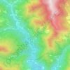 Mapa topográfico Glori, altitude, relevo