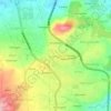 Mapa topográfico Karangjati, altitude, relevo