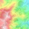 Mapa topográfico Gairigaun, altitude, relevo