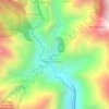 Mapa topográfico Juntas, altitude, relevo