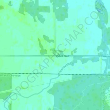 Mapa topográfico Nourse, altitude, relevo
