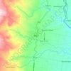 Mapa topográfico Wao, altitude, relevo