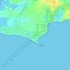 Mapa topográfico Kervoyal, altitude, relevo
