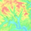 Mapa topográfico Maple Spring, altitude, relevo