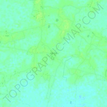 Mapa topográfico Roypur, altitude, relevo