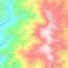 Mapa topográfico Panganason, altitude, relevo