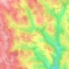 Mapa topográfico Gouttes, altitude, relevo
