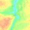 Mapa topográfico Buritizinho, altitude, relevo
