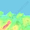 Mapa topográfico Portsoy, altitude, relevo