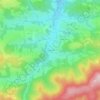 Mapa topográfico Wöllersdorf, altitude, relevo