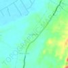 Mapa topográfico Sungkai Baru, altitude, relevo