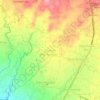 Mapa topográfico Muncan, altitude, relevo