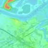Mapa topográfico Roebling, altitude, relevo