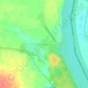 Mapa topográfico Nueva Esperanza, altitude, relevo