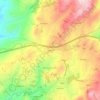 Mapa topográfico Lameira, altitude, relevo