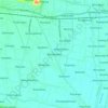 Mapa topográfico Bonorowo, altitude, relevo
