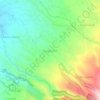 Mapa topográfico Banjar Sari, altitude, relevo