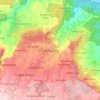 Mapa topográfico Pageruyung, altitude, relevo