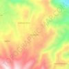 Mapa topográfico Texocuixpan, altitude, relevo