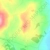 Mapa topográfico Knockane, altitude, relevo