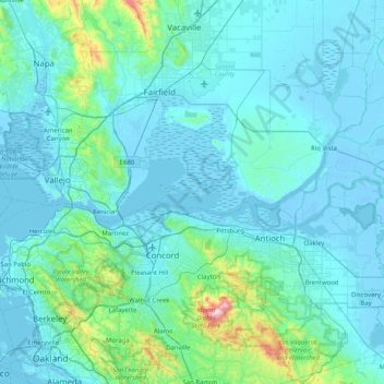 Mapa topográfico Dutton Island, altitude, relevo