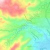 Mapa topográfico Sumur Putri, altitude, relevo