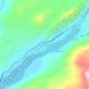 Mapa topográfico Junali Kuch, altitude, relevo