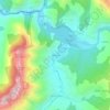 Mapa topográfico Villamoréi, altitude, relevo