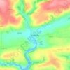 Mapa topográfico Belgooly, altitude, relevo