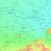 Mapa topográfico Nālanda, altitude, relevo