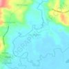 Mapa topográfico East Migpulao, altitude, relevo