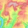 Mapa topográfico Böttigheim, altitude, relevo