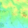 Mapa topográfico Salford, altitude, relevo