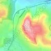Mapa topográfico Mount Gibraltar, altitude, relevo