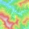 Mapa topográfico Sambuceto, altitude, relevo