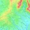 Mapa topográfico Missagliola, altitude, relevo