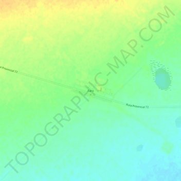 Mapa topográfico Faro, altitude, relevo