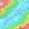 Mapa topográfico Marter, altitude, relevo
