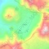 Mapa topográfico Pululahua, altitude, relevo