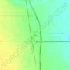Mapa topográfico Etter, altitude, relevo