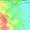 Mapa topográfico Lynn, altitude, relevo